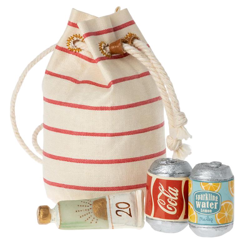 Bag with Beach Essentials