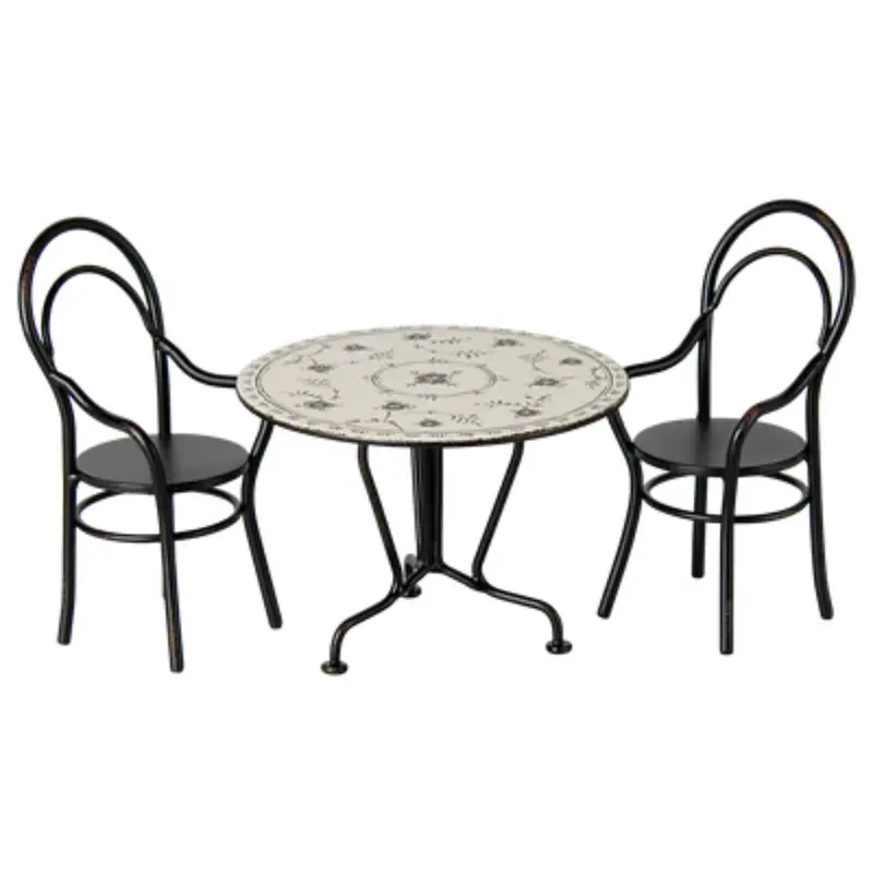 Dining table, Set with 2 chairs