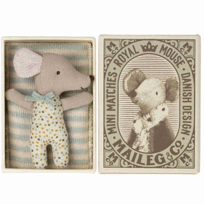 Sleepy Wakey Baby Mouse in Matchbox