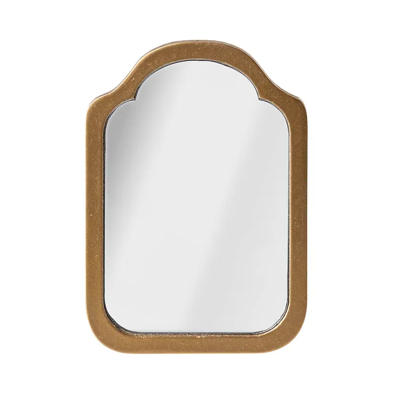 Miniature Gold Mirror