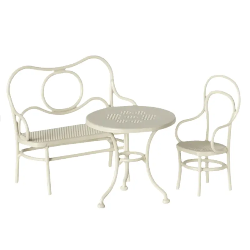 Mouse Small Cafe Set, Off White