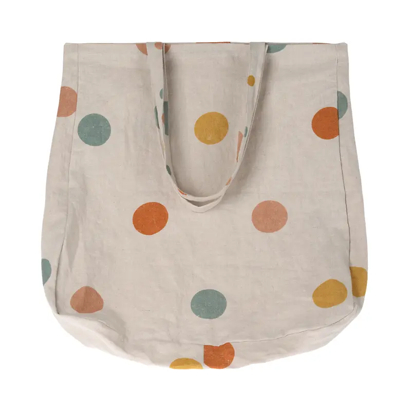 Tote Bag, Multi dots - Large