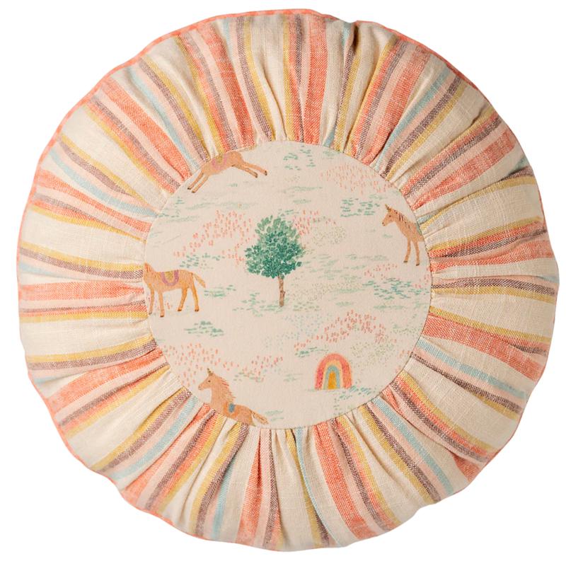 Unicorn Cushion, Sm Round