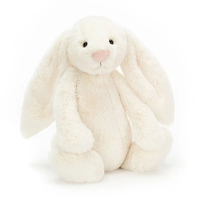 Bashful Cream Bunny - Medium 12"