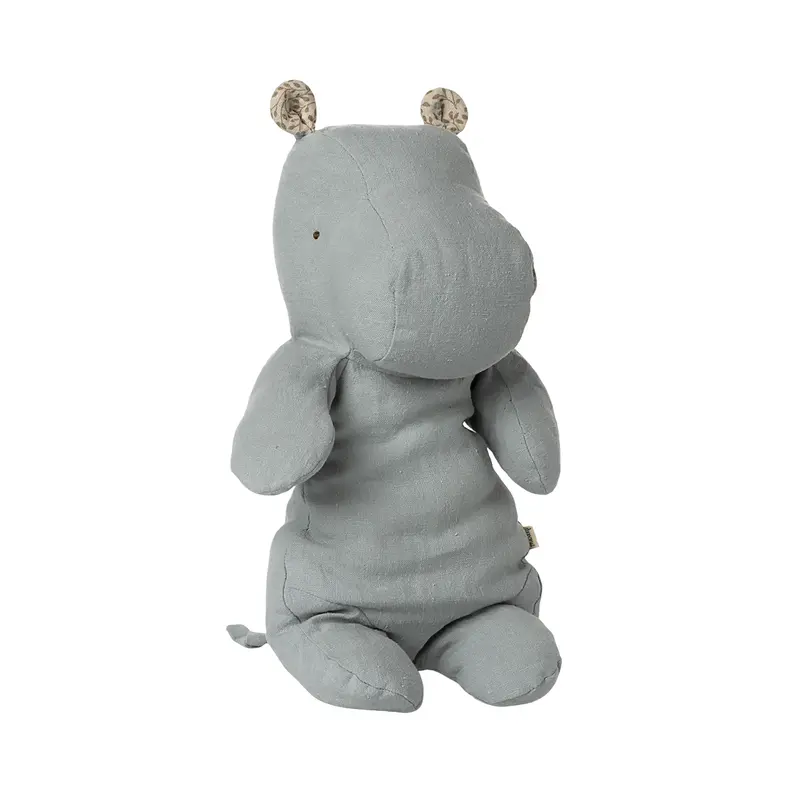 Hippo, Medium - Blue grey