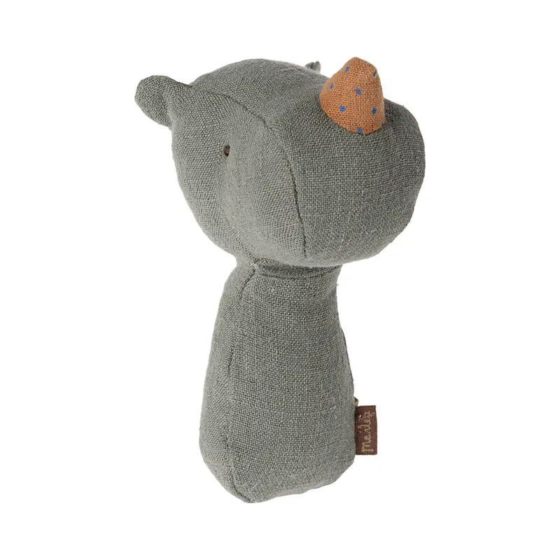Lullaby Friend Rattles, Rhino - Pine