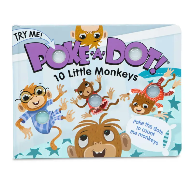 10 Little Monkeys Poke-A-Dot