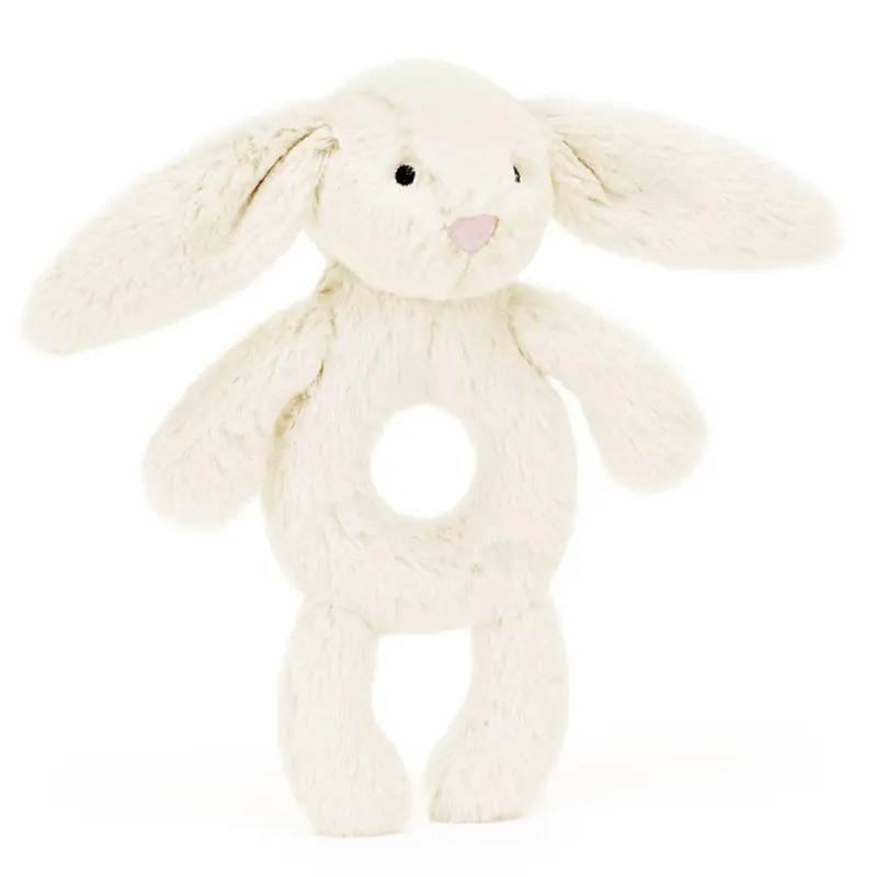 Bashful Cream Ring Rattle