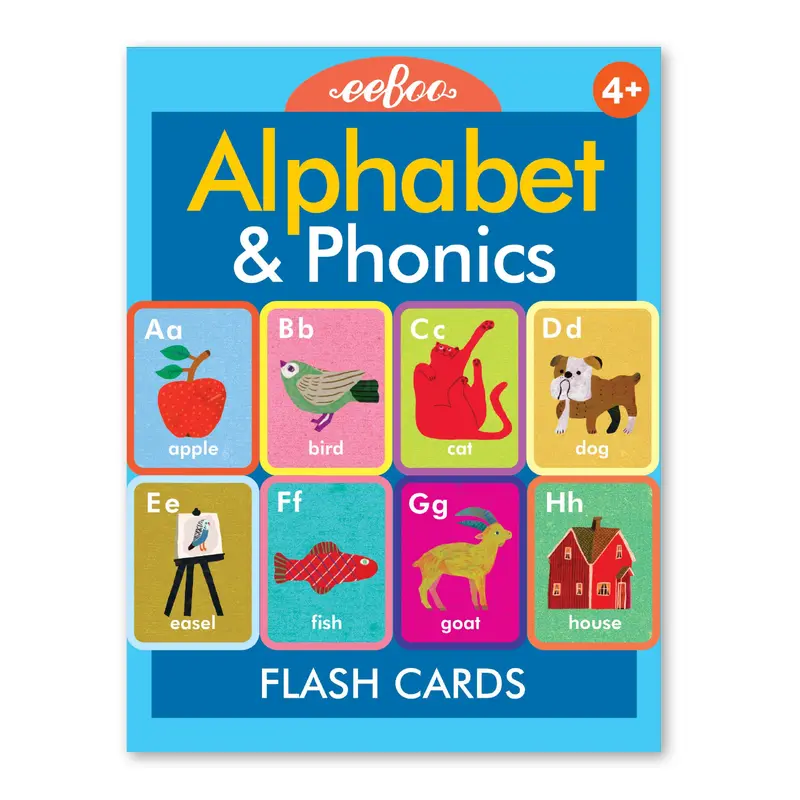Alphabet & Phonics Flash Cards