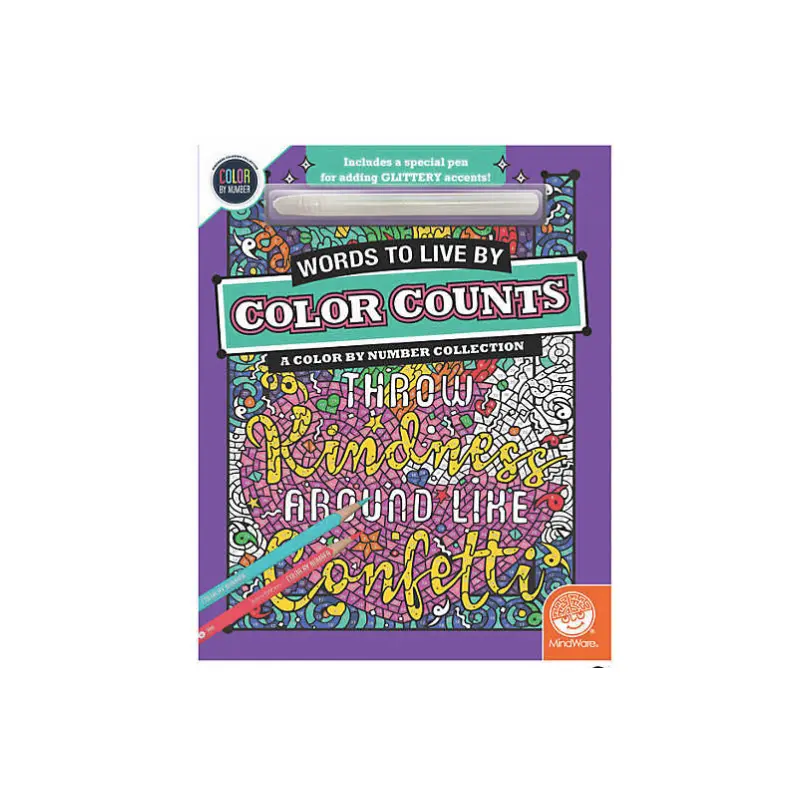 Color Counts: Words to Live By with Glitter