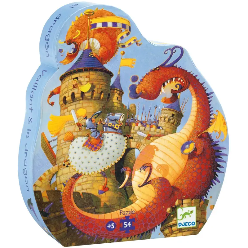 Djeco Vaillant & Dragon 54 Piece Puzzle