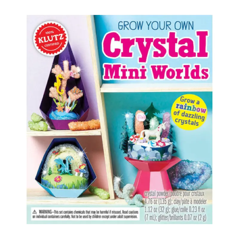 Grow Your Own Crystal Mini Worlds