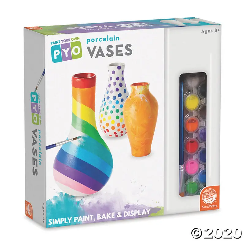 Paint Your Own: Porcelain Vases