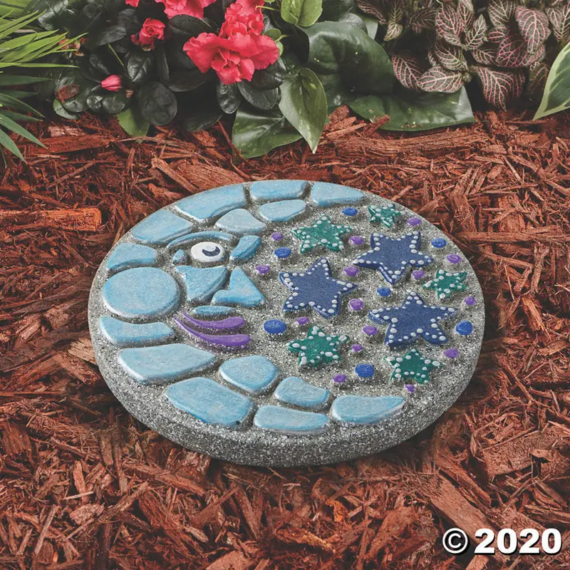 Paint Your Own Stepping Stone: Moon