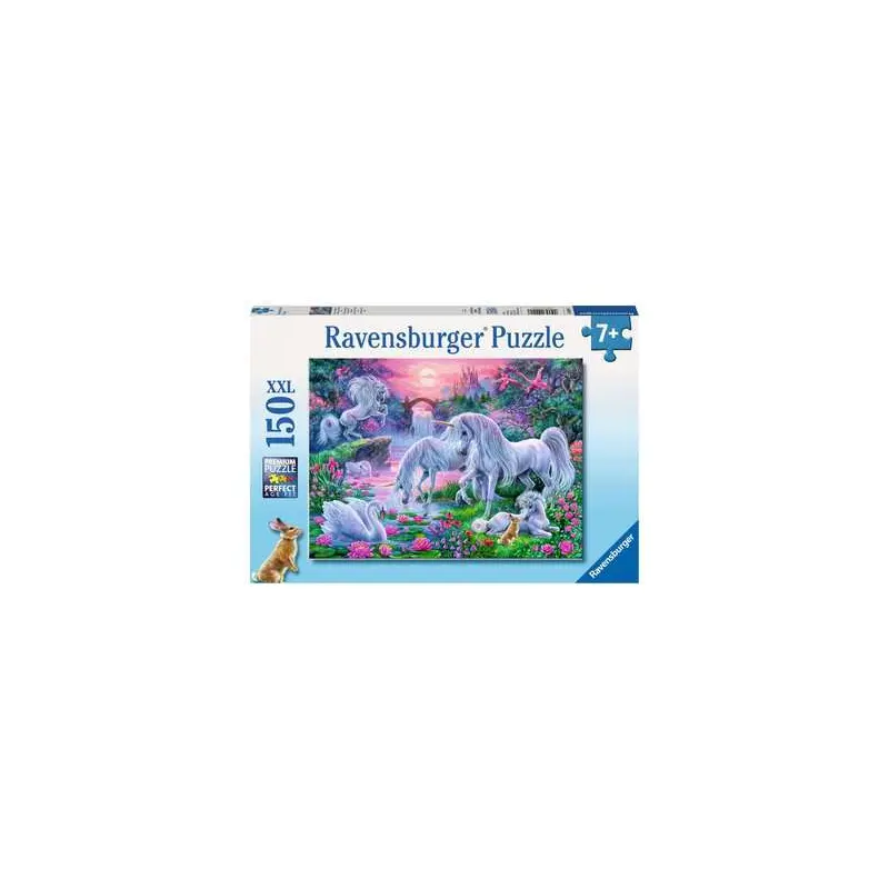 Unicorns In The Sunset 150 Piece Puzzle