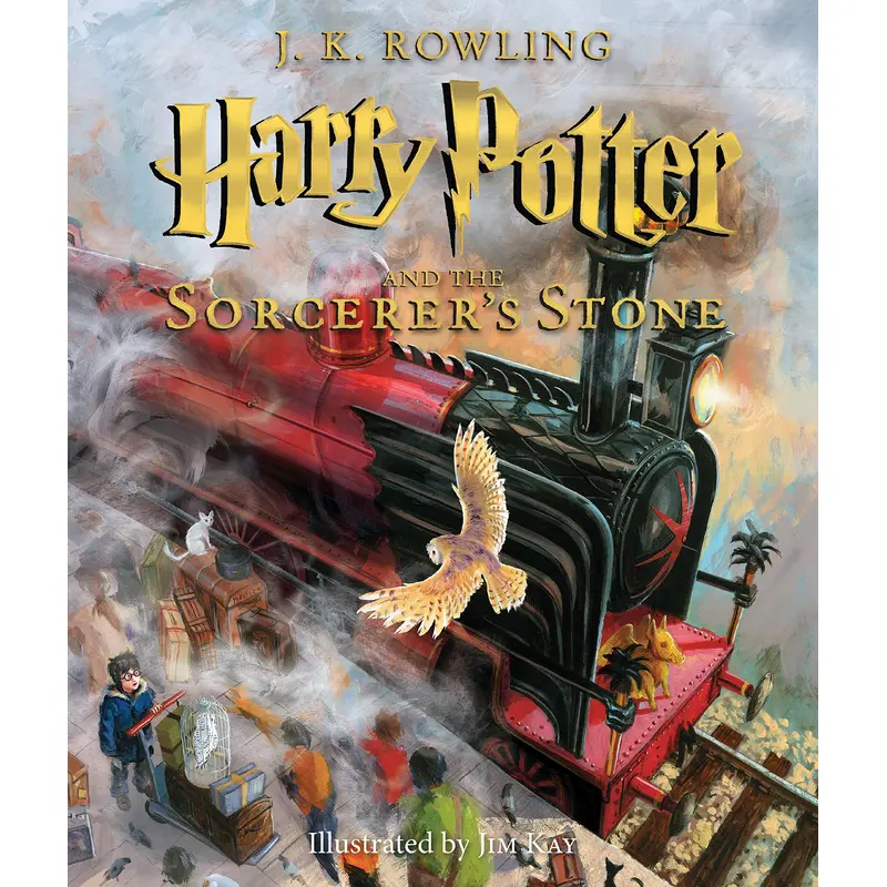 Harry Potter and the Sorcerer's Stone, (Book 1 Illustrated)