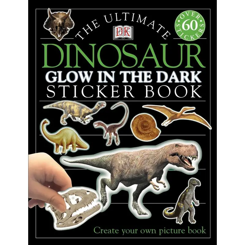 Glow In the Dark Dinosaur Ultimate Sticker Book