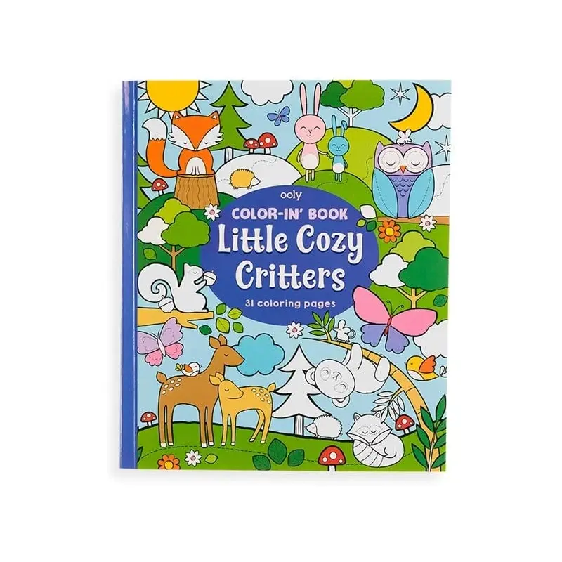 Little Cozy Critters Color-In' Book
