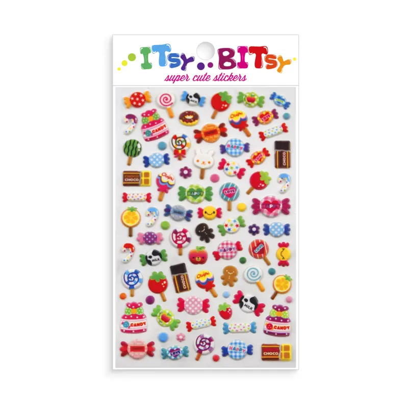 Ooly Itsy Bitsy Super Cute Candy Time Stickers