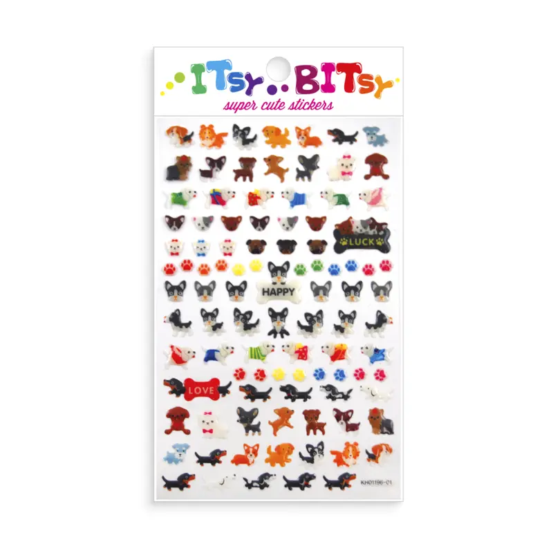 Ooly Itsy Bitsy Super Cute Pooches Stickers