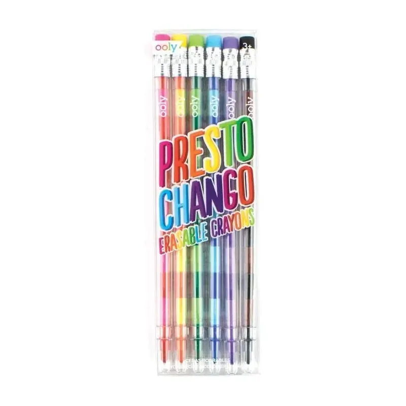 Ooly Presto Chango Erasable Crayons - Set of 6