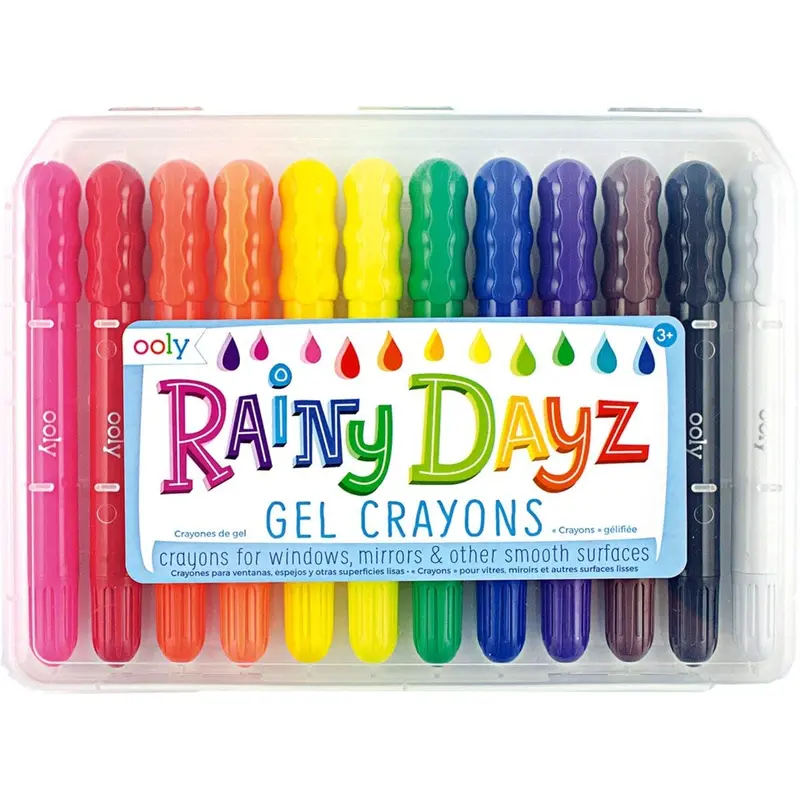Ooly Rainy Dayz Gel Crayons - Set of 12