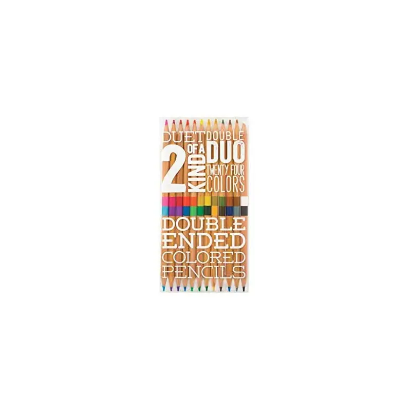 Ooly Two-of-a-Kind Double Ended Color Pencils - Set of 12/24