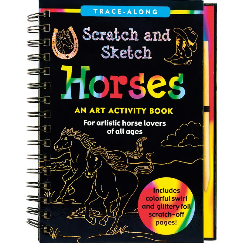 Scratch & Sketch Horses