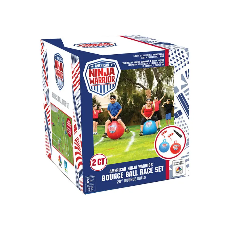 American Ninja Warrior Bounce Ball Race Set