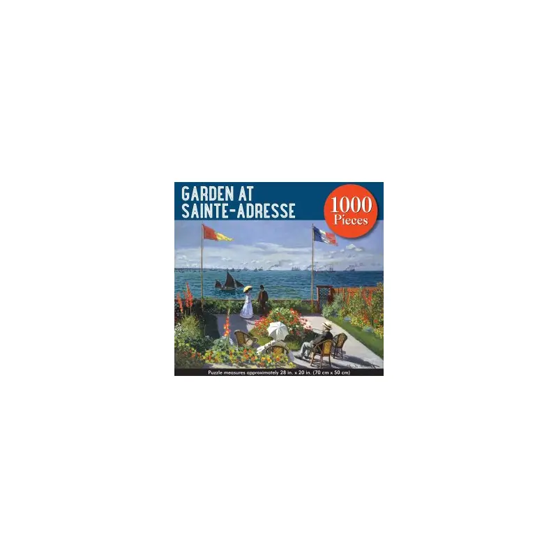 Garden at Sainte-Adresse 1000 Piece Puzzle