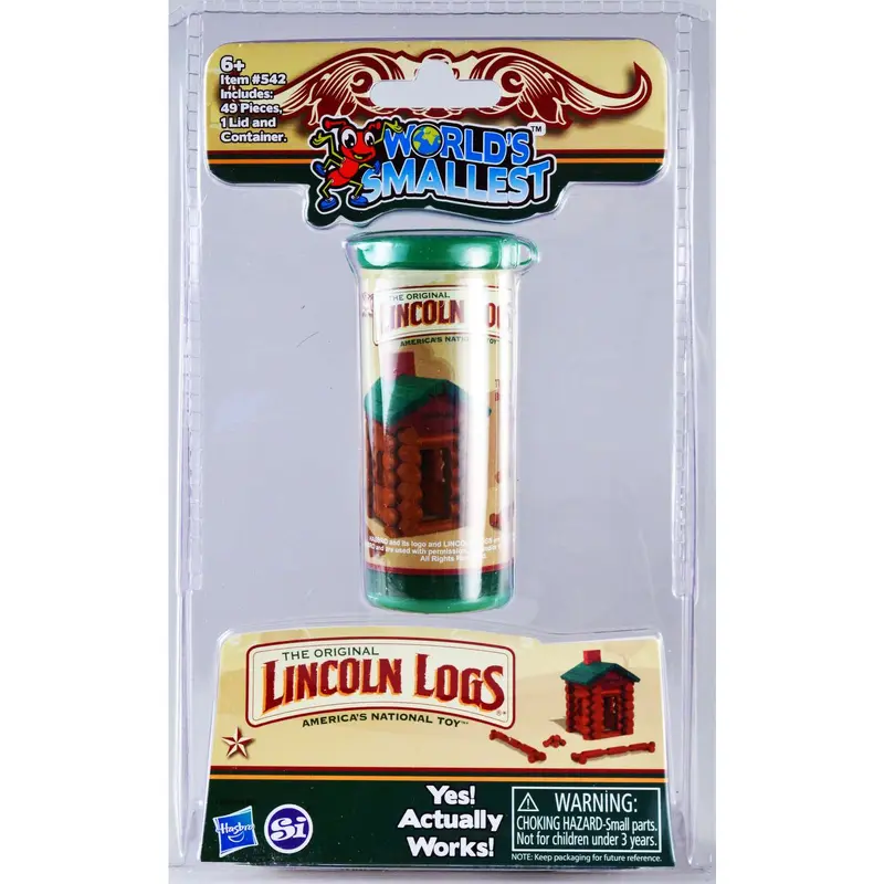 Lincoln Logs World's Smallest