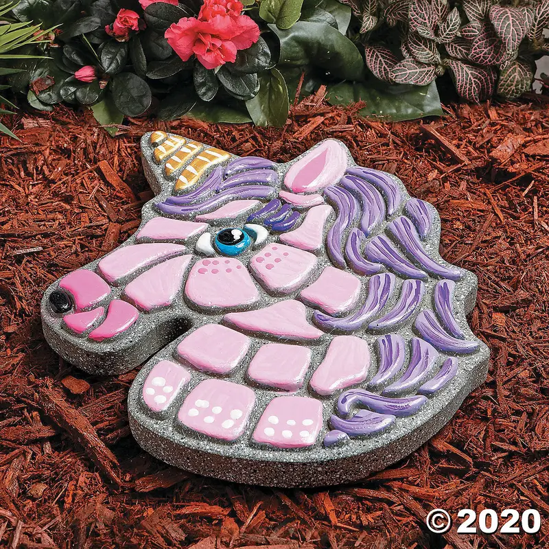 Paint Your Own Stepping Stone: Unicorn