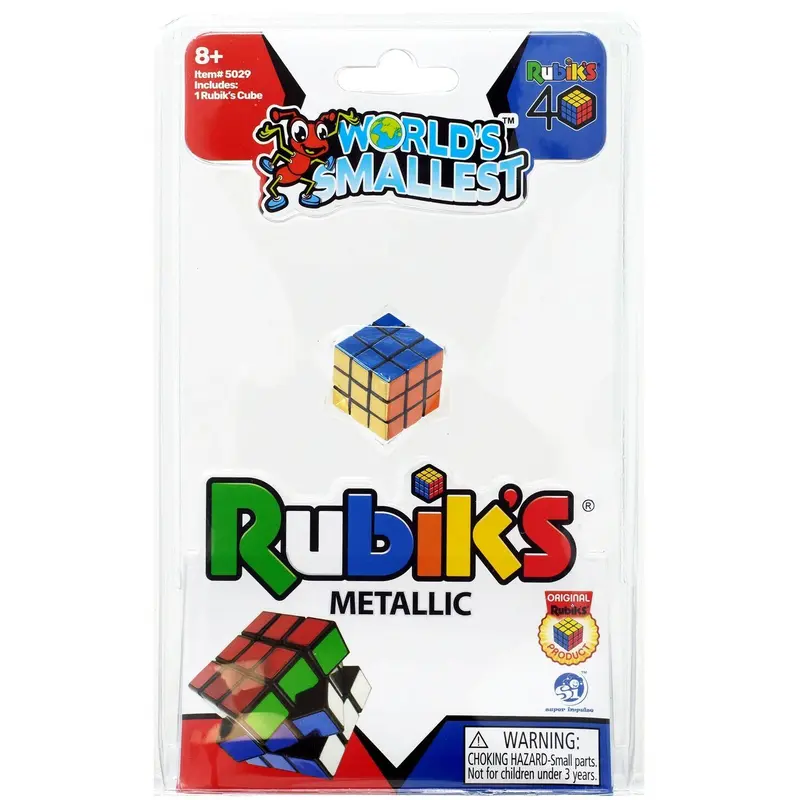 World's Smallest Metallic Rubik's 40th Anniversary