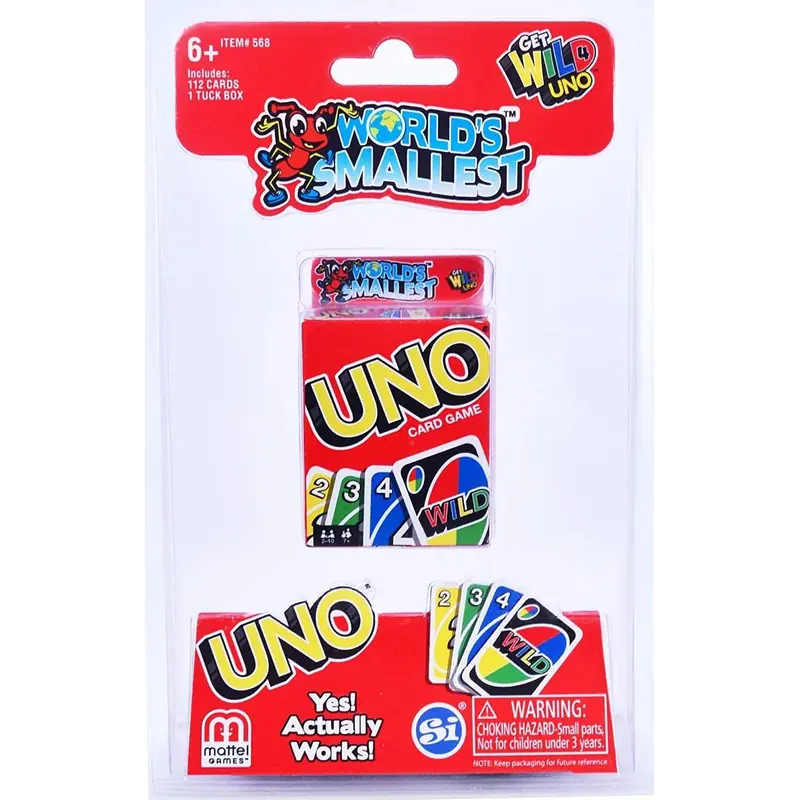 World's Smallest Uno Card Game