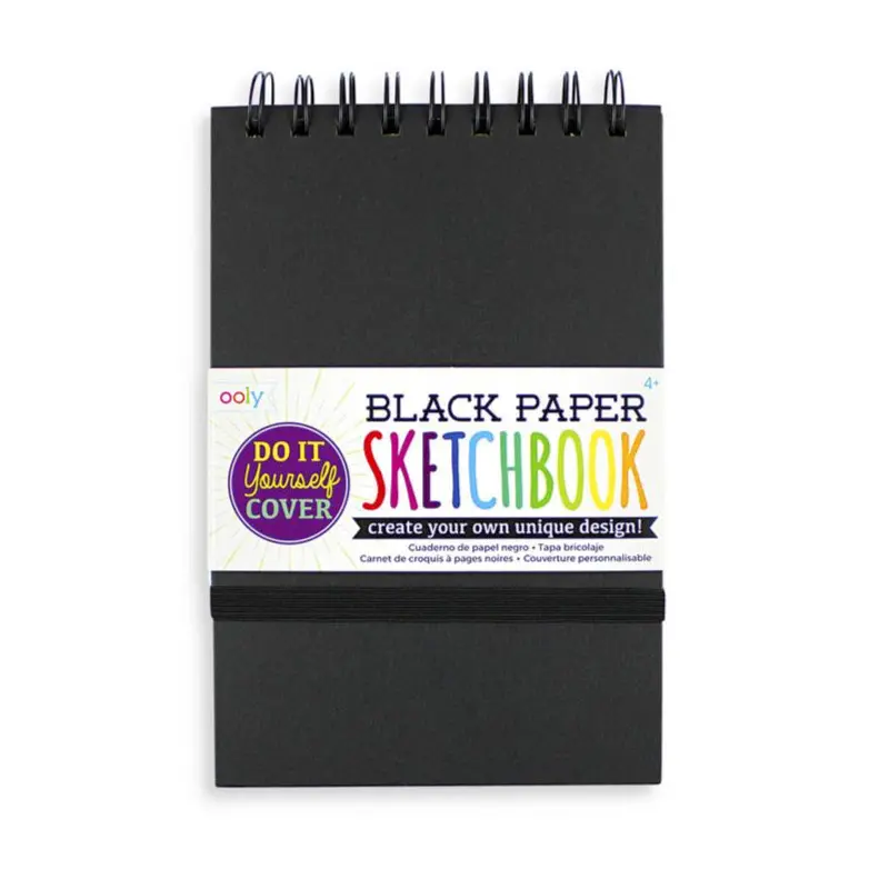 Black DIY Cover Sketchbook