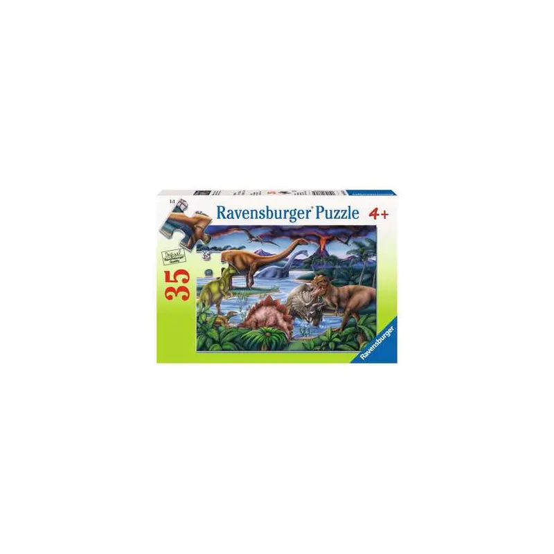 Dinosaur Playground 35 Piece Puzzle