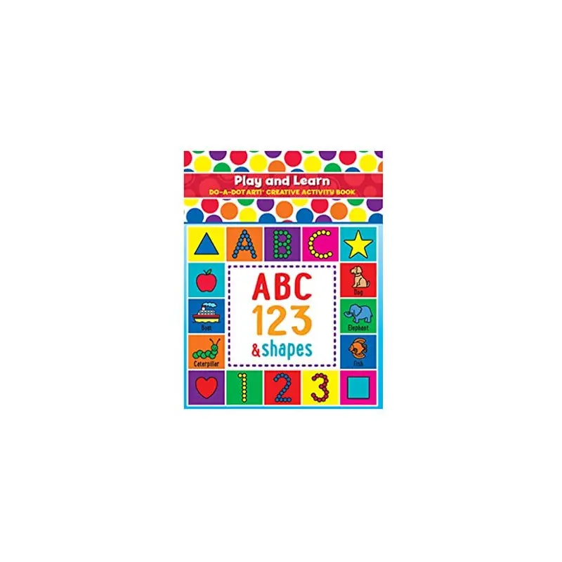 Do-A-Dot Play & Learn Activity Book (ABC, 123 & Shapes)