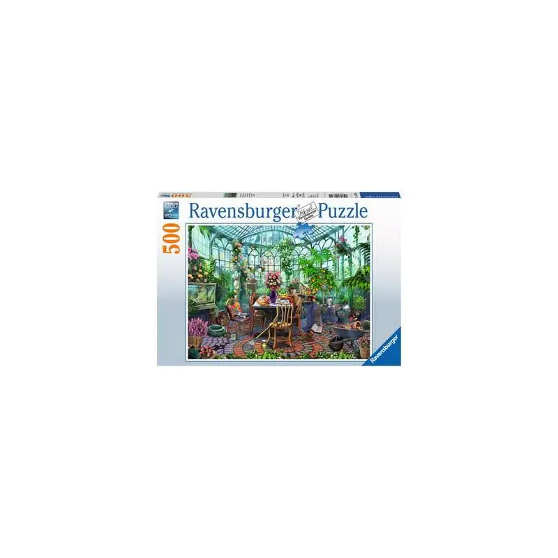 Greenhouse Mornings 500 Piece Puzzle