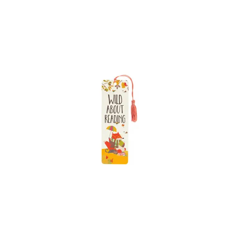 Wild About Reading Bookmark