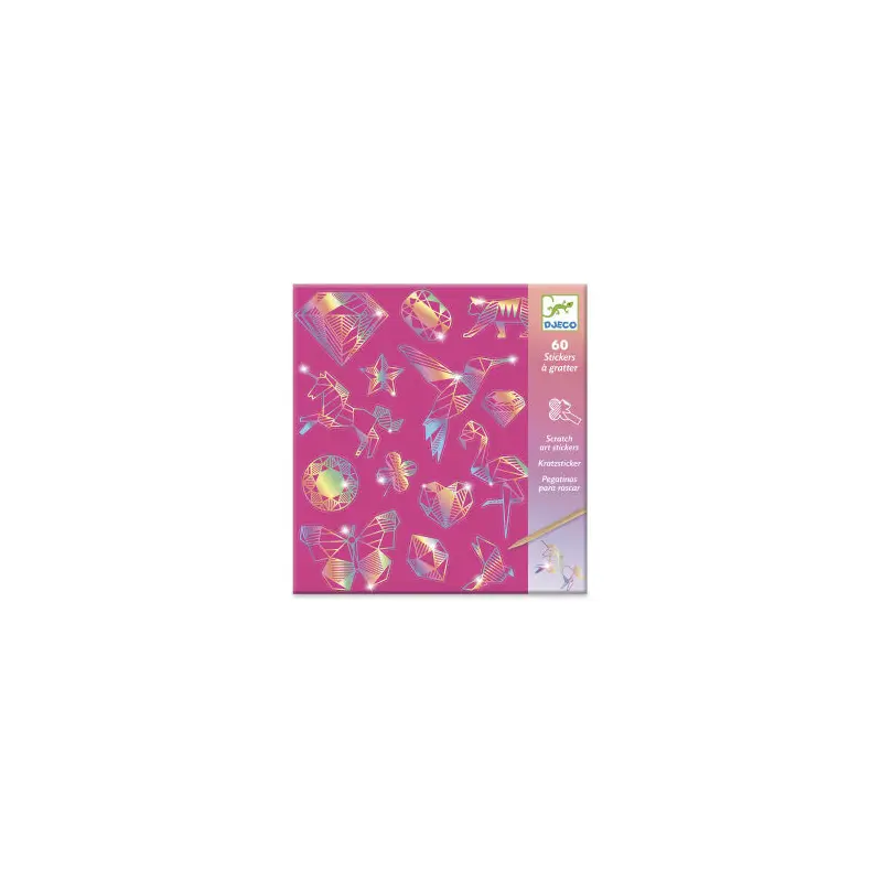 Diamond Scratch Stickers