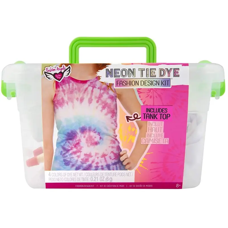 Neon Tie Dye Fashion Design Kit