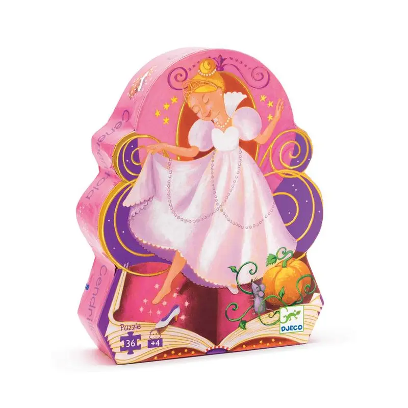Silhouette Cinderella Puzzle 36 Piece Puzzle