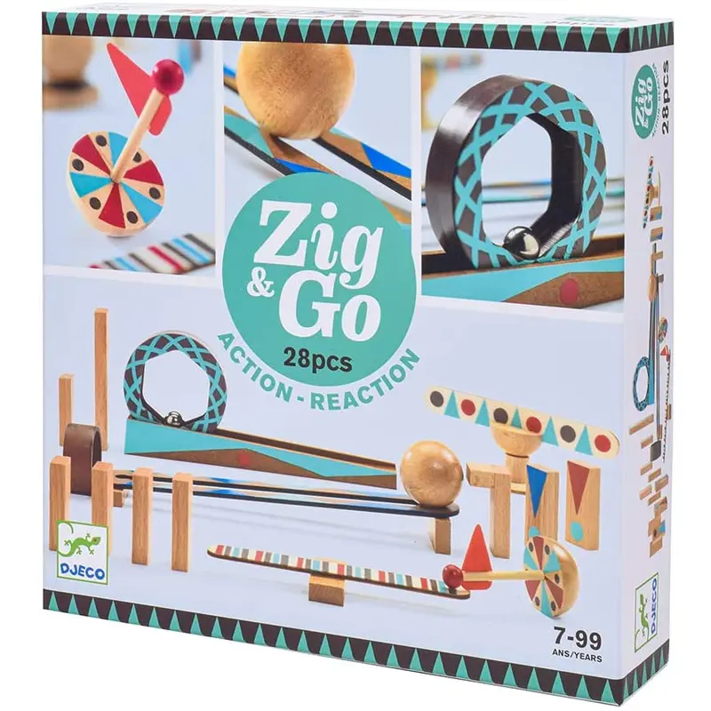 Zig & Go Domino Race Construction Set