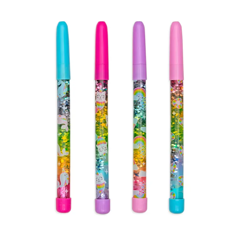 Rainbow Glitter Wand Pens