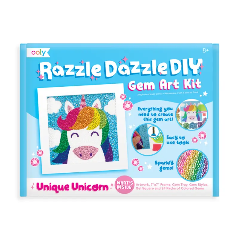 Razzle Dazzle DIY Gem Art: Unique Unicorn