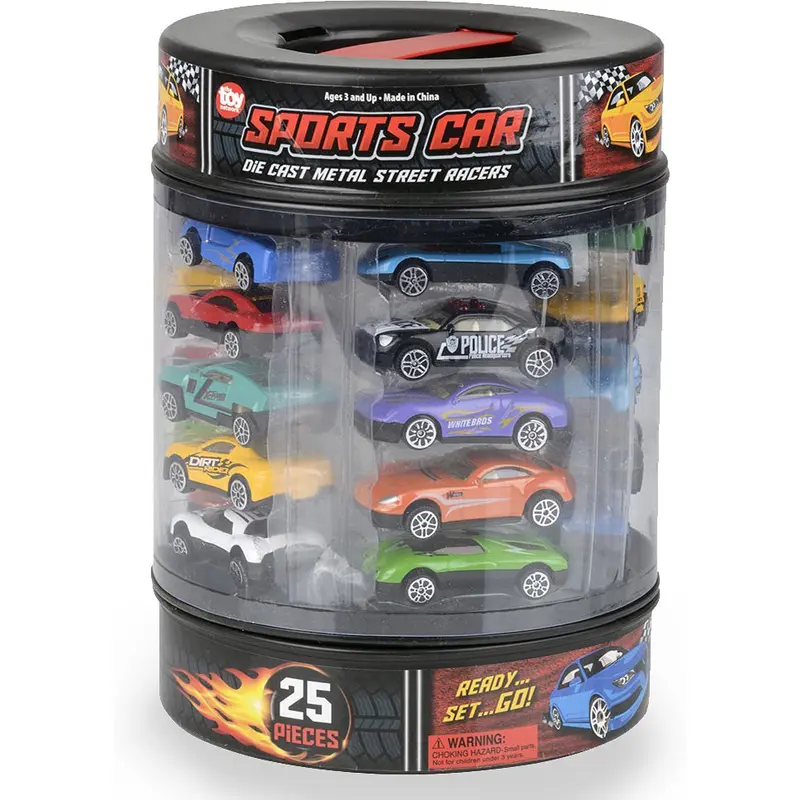25 Die-Casts in Tire Carrying Tub