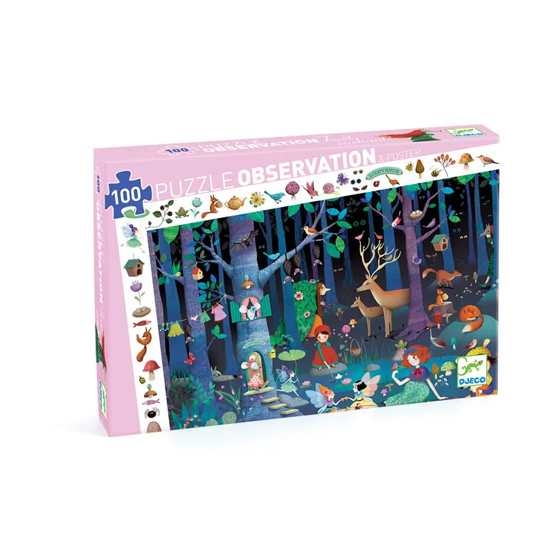 Enchanted Forest Observation 100 Piece Puzzle