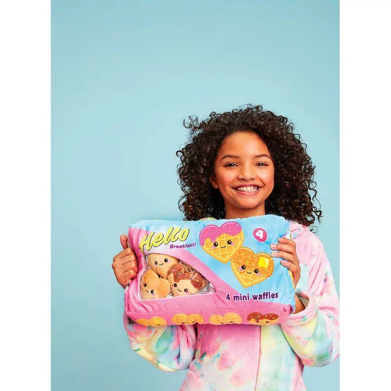 Hello Breakfast Waffles Furry and Fleece Plush