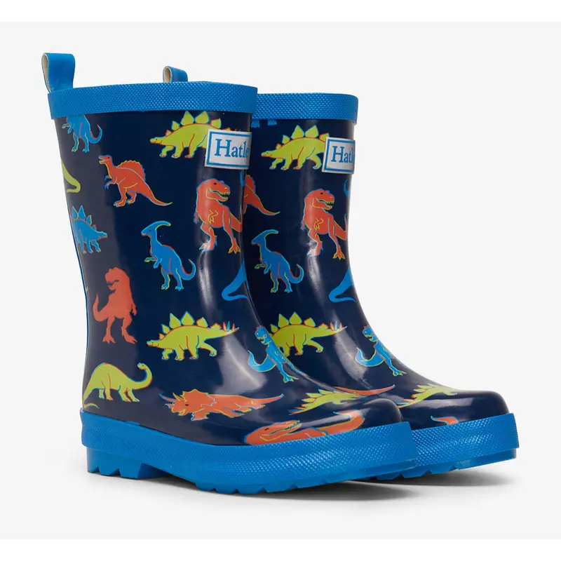 Navy Dino Rainboots