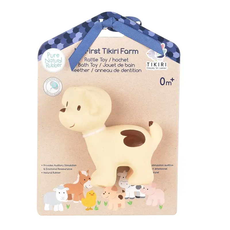 Puppy Teether Rattle Toy